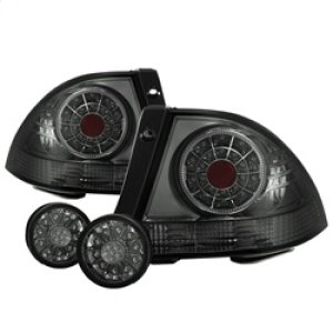 Lexus IS300 LED Tail Lights - Rear - SPYDER - With Inner Trunk Lights - Smoke - `01-`03