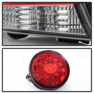 Lexus IS300 LED Tail Lights - SPYDER - w/Inner Trunk Lights - Red Clear - `01-`03
