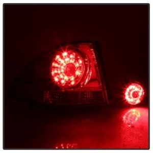 Lexus IS300 LED Tail Lights - SPYDER - w/Inner Trunk Lights - Red Clear - `01-`03
