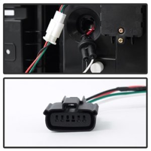 Chevrolet Suburban LED Tail Lights - SPYDER - Light Bar - Black Smoke - `15-`17