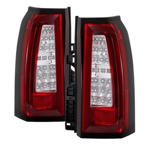 Chevrolet Suburban Tail Lights - SPYDER - LED - Red Clear - `15-`17 Chevrolet Suburban Tail Lights - SPYDER - LED - Red Clear - `15-`17