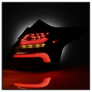 Ford Focus Tail Lights - SPYDER - LED - Black Smoke - `12-`14 Ford Focus Tail Lights - SPYDER - LED - Black Smoke - `12-`14
