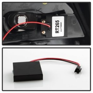 Ford Focus LED Tail Lights - SPYDER - Red Clear - `12-`14