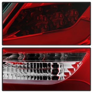 Ford Focus LED Tail Lights - SPYDER - Red Clear - `12-`14