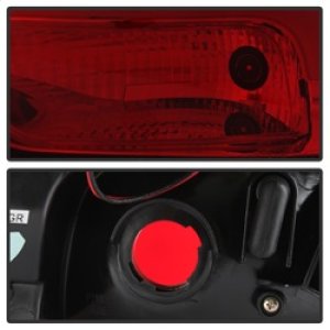 Ford Focus LED Tail Lights - SPYDER - Red Clear - `12-`14
