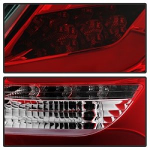 Ford Focus LED Tail Lights - SPYDER - Red Clear - `12-`14