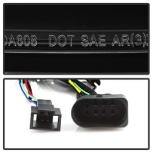 Audi A6 LED Tail Lights - SPYDER - Black - `09-`12 Audi A6 LED Tail Lights - SPYDER - Black - `09-`12