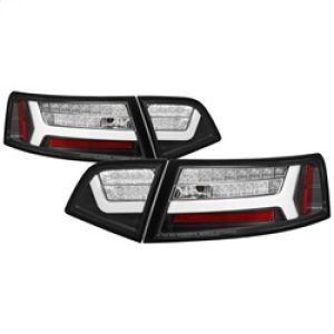 Audi A6 LED Tail Lights - SPYDER - Black - `09-`12 Audi A6 LED Tail Lights - SPYDER - Black - `09-`12