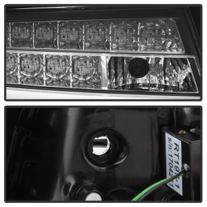 Audi A6 LED Tail Lights - SPYDER - Black - `09-`12 Audi A6 LED Tail Lights - SPYDER - Black - `09-`12