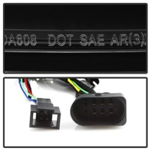 Audi A6 LED Tail Lights - SPYDER - Black - `09-`12 Audi A6 LED Tail Lights - SPYDER - Black - `09-`12