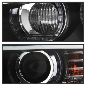 BMW 3 Series Headlights - SPYDER - Projector, LED DRL - Black - `08-`10