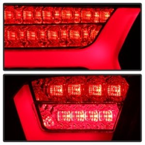 Audi A6 LED Tail Lights - SPYDER - Red Clear - `09-`11 Audi A6 LED Tail Lights - SPYDER - Red Clear - `09-`11