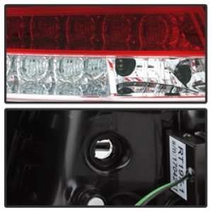 Audi A6 LED Tail Lights - SPYDER - Red Clear - `09-`11 Audi A6 LED Tail Lights - SPYDER - Red Clear - `09-`11
