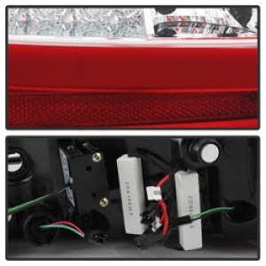 Audi A6 LED Tail Lights - SPYDER - Red Clear - `09-`11 Audi A6 LED Tail Lights - SPYDER - Red Clear - `09-`11
