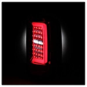 Chevrolet Colorado LED Tail Lights - SPYDER - Light Bar ALT-YD-CCO15-LED-RC - Red Clear - `15-`17