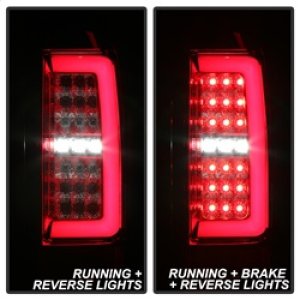 Chevrolet Colorado LED Tail Lights - SPYDER - Light Bar ALT-YD-CCO15-LED-RC - Red Clear - `15-`17
