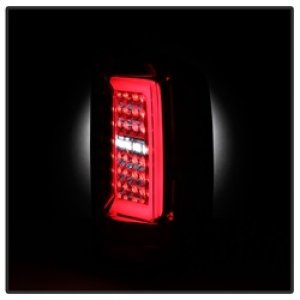 Chevrolet Colorado LED Tail Lights - SPYDER - Light Bar ALT-YD-CCO15-LED-RC - Red Clear - `15-`17