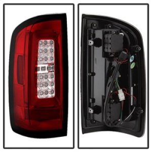 Chevrolet Colorado LED Tail Lights - SPYDER - Light Bar ALT-YD-CCO15-LED-RC - Red Clear - `15-`17