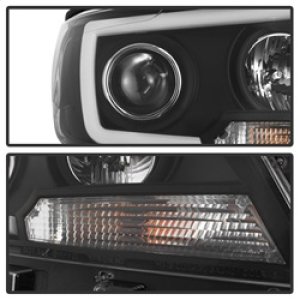 Chevrolet Colorado Headlight Set - SPYDER - Projector - Light Bar LED - Black - `15-`17