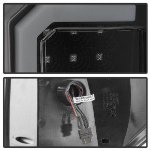 Toyota Tundra LED Tail Lights - Rear - SPYDER - Light Bar Version 2 - Smoke - `07-`13