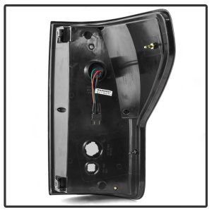 Toyota Tundra LED Tail Lights - Rear - SPYDER - Light Bar Version 2 - Smoke - `07-`13