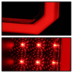 Toyota Tundra LED Tail Lights - Rear - SPYDER - Light Bar Version 2 - Smoke - `07-`13