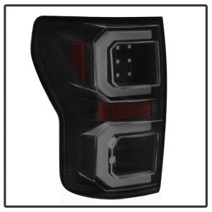 Toyota Tundra LED Tail Lights - Rear - SPYDER - Light Bar Version 2 - Smoke - `07-`13