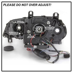 BMW X5 Headlights - SPYDER - Projector, AFS HID Only - Black - `07-`10