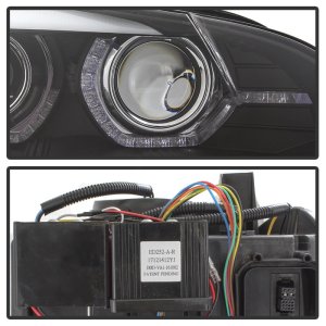 BMW X5 Headlights - SPYDER - Projector, AFS HID Only - Black - `07-`10