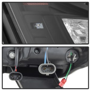 Nissan Titan Headlights - SPYDER - V2 Projector - Black - `04-`15