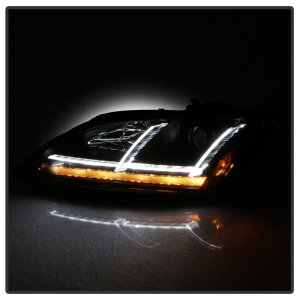 Audi TT Headlights - SPYDER - HID Xenon Projector + Sequential Turn Signal - Black - `08-`15 Audi TT Headlights - SPYDER - HID Xenon Projector + Sequential Turn Signal - Black - `08-`15