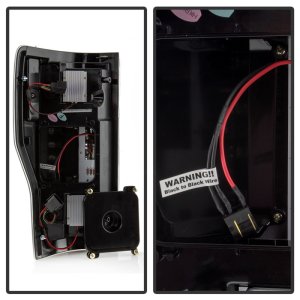 Ford F-250 Super Duty Tail Lights - SPYDER - LED - Black - `17-`18
