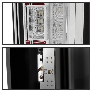 Ford F-250 SD LED Tail Lights - Rear - SPYDER - Chrome - `17-`18