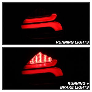 Ford Focus Hatchback LED Tail Lights - SPYDER - Sequential/Indicator/Reverse LED - Black - `15-`17