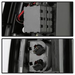 Chevrolet Silverado LED Tail Lights - SPYDER - Black - `03-`06