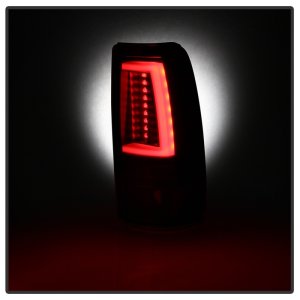 Chevrolet Silverado LED Tail Lights - SPYDER - Black - `03-`06