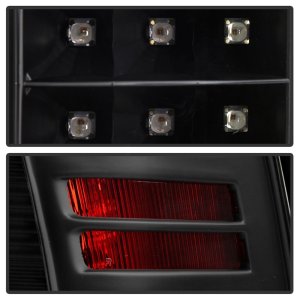Dodge Ram 3500 LED Tail Lights - SPYDER - Incandescent Model Only - Black - `10-`18 Dodge Ram 3500 LED Tail Lights - SPYDER - Incandescent Model Only - Black - `10-`18