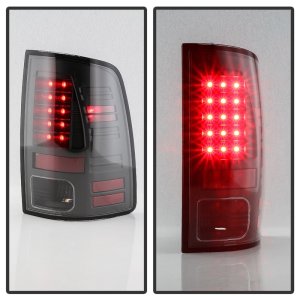Dodge Ram 3500 LED Tail Lights - SPYDER - LED Model Only - Black - `13-`18 Dodge Ram 3500 LED Tail Lights - SPYDER - LED Model Only - Black - `13-`18