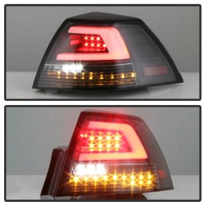 Pontiac G8 LED Tail Lights - SPYDER - Version 2 Light Bar - Black - `08-`09