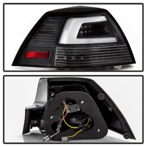 Pontiac G8 LED Tail Lights - SPYDER - Version 2 Light Bar - Black - `08-`09