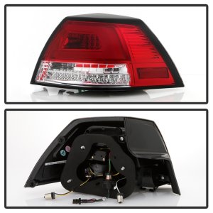 Pontiac G8 LED Tail Lights - SPYDER - Version 2 Light Bar - Red Clear - `08-`09