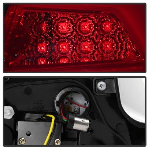 Pontiac G8 LED Tail Lights - SPYDER - Version 2 Light Bar - Red Clear - `08-`09