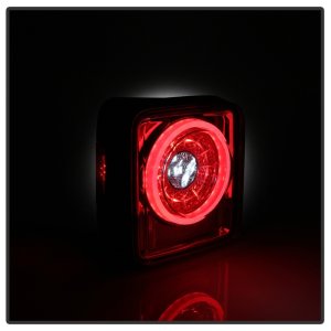 Jeep Wrangler LED Tail Lights - SPYDER - Sequential Turn Signal - Chrome - `19-`20