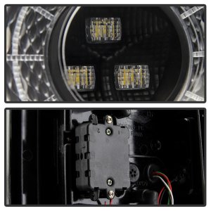 Jeep Wrangler LED Tail Lights - SPYDER - Full LED + Sequential Turn Signal - Black - `19-`20