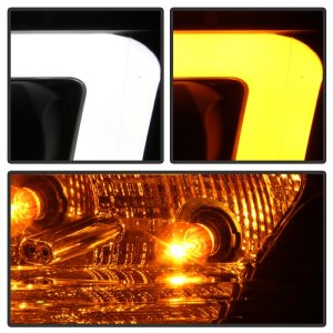 Ford F-150 Headlights - SPYDER - Projector + Halogen Model - Black - `09-`14