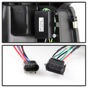 Ford F-150 Headlights - SPYDER - Projector + Halogen Model - Black - `09-`14