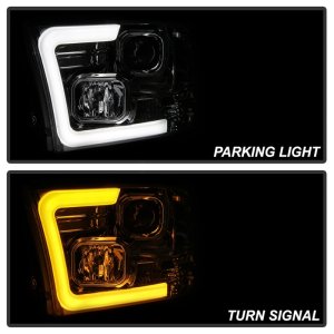Dodge Ram 1500 Headlights - SPYDER - Version 2 Projector, Light Bar Turn Signal - Chrome - `09-`16