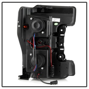 Ford F-350 Super Duty Headlight Set - SPYDER - Projector - Switch Back Sequential Turn Signal Light Bar - Chrome - `17-`18 Ford F-350 Super Duty Headlight Set - SPYDER - Projector - Switch Back Sequential Turn Signal Light Bar - Chrome - `17-`18