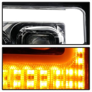 Ford F-450 Super Duty Headlight Set - SPYDER - Projector - Switch Back Sequential Turn Signal Light Bar - Chrome - `17-`18 Ford F-450 Super Duty Headlight Set - SPYDER - Projector - Switch Back Sequential Turn Signal Light Bar - Chrome - `17-`18