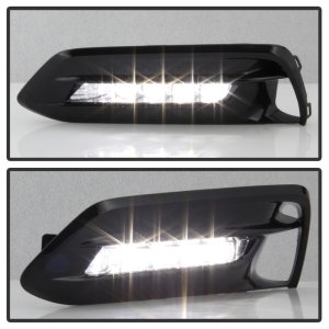Honda Accord Fog Lights - SPYDER - OEM LED - Clear - `18-`19